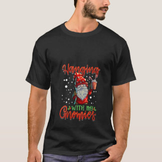 Camiseta Mulheres Penduradas Com Meus Gnomies Mulheres Três