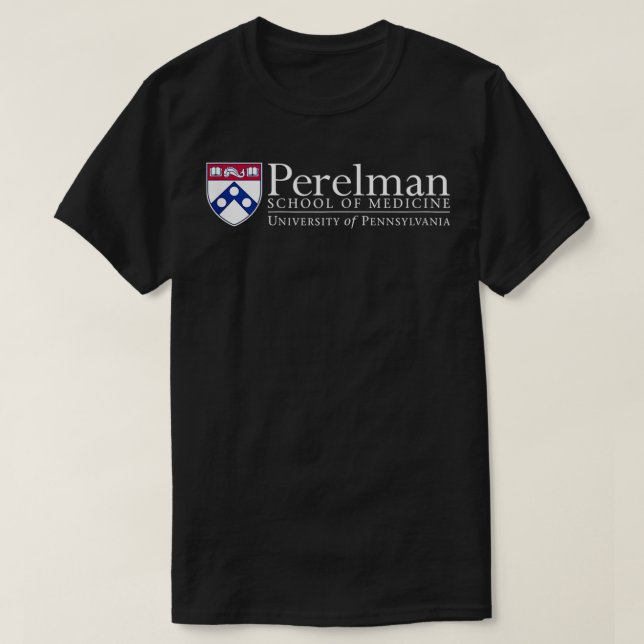 Camiseta Mulheres Penn Quakers Escola Roupa Perelman de Med (Frente do Design)