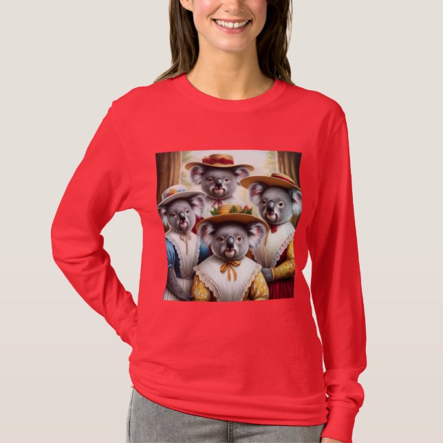 Camiseta Mulheres Pequenas da Koala (Frente)