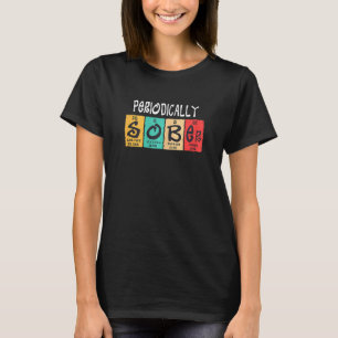 Camiseta Mulheres Periodicamente Sólidas Mesas Periódicas P