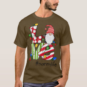 Camiseta Mulheres Personalizadas Amor Nannylife Candy Gnomo