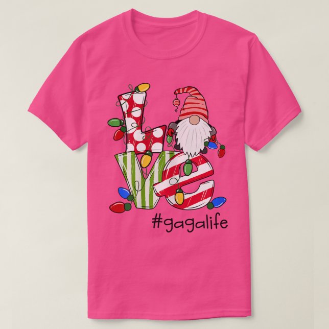 Camiseta Mulheres Personalizadas Com Amor Gagalife Candy Gn (Frente do Design)
