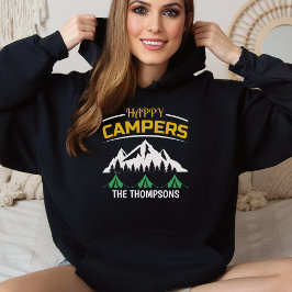 Camiseta Mulheres Personalizadas Feliz Camper Caminhando