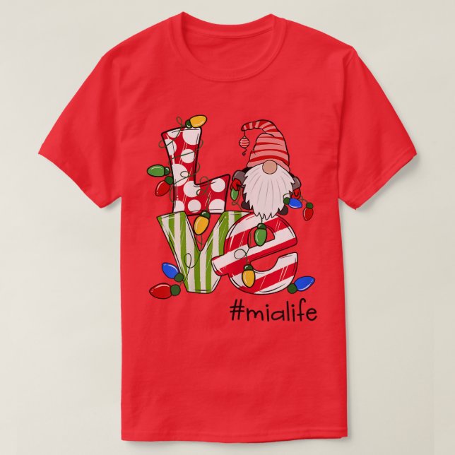 Camiseta Mulheres personalizadas Mialife Candy Gnome Chris (Frente do Design)