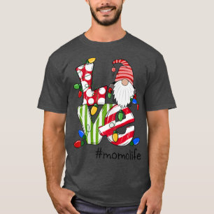 Camiseta Mulheres personalizadas Momolife Candy Gnomo Chri