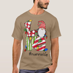 Camiseta Mulheres personalizadas Nannielife Candy Gnome Ch