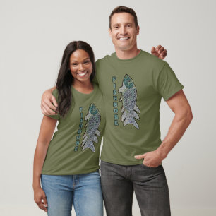 Camiseta Mulheres pescando entusiastas da Nature Lover
