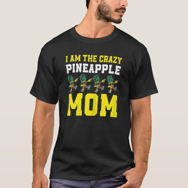 Camiseta Mulheres Pineapple Mãe Roupa Aloha Hawaii Beaches (Frente)
