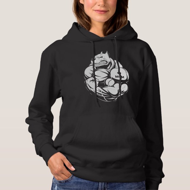 Camiseta Mulheres Pitam Cachorro Tatuagem Eu Amo Mamãe (Frente)