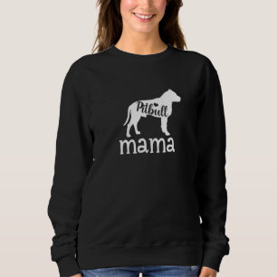 Camiseta Mulheres Pitbull Mama Pitbull Cachorro Cachorro Ca
