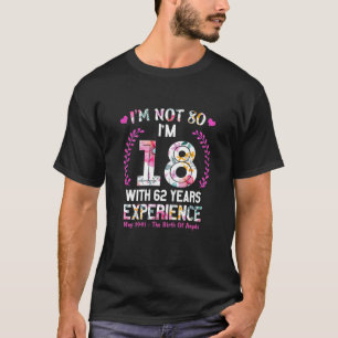 Camiseta Mulheres podem garotas 1941 80 Aniversário de 80 a
