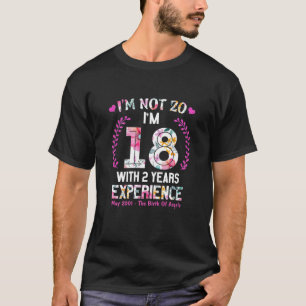 Camiseta Mulheres podem garotas 2001 20 Aniversário 20 anos