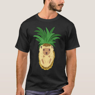 Camiseta Mulheres Porte De Abacaxi Hedgehog Dom Arte H