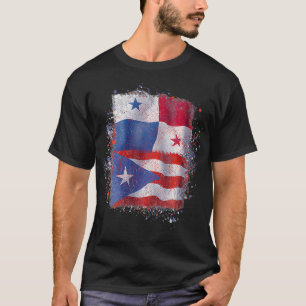 Camiseta Mulheres porto-riquenhas de amor panamenho VNeck