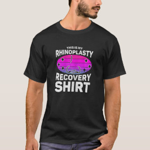 Camiseta Mulheres Postam Cirurgia Da Rinoplastia Após Cirur