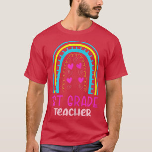 Camiseta Mulheres Pré-k Rainbow Na Primeira Infância