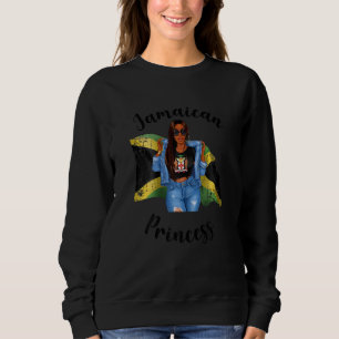 Camiseta Mulheres Princesa jamaicana da Jamaica Orgulhosa
