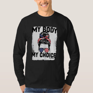 Camiseta Mulheres Pró Escolha Meu Corpo Minha Escolha Meu Ú