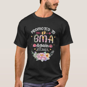 Camiseta Mulheres Promovidas À Gma Novamente 2022 Flores V