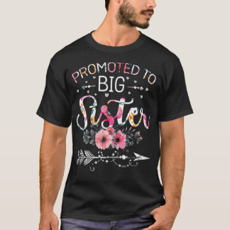 Camiseta Mulheres Promovidas À Irmã Grande Engraçada Irmã M