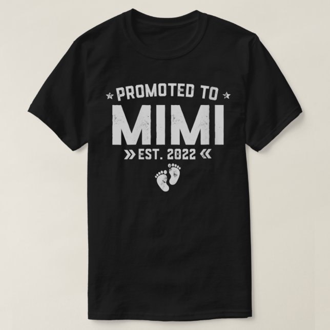 Camiseta Mulheres promovidas a mimi 2022 (Frente do Design)