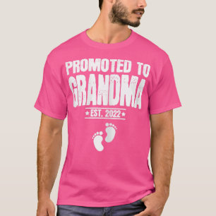 Camiseta Mulheres Promovidas à Vovó no Leste de 2022 Gravid