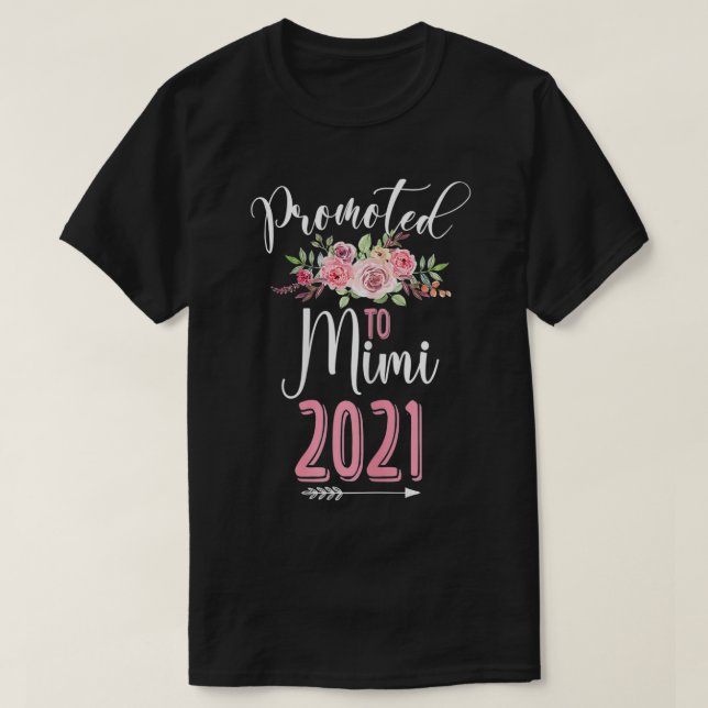 Camiseta Mulheres Promovidas Em Breve Para Ser A Mot Floral (Frente do Design)