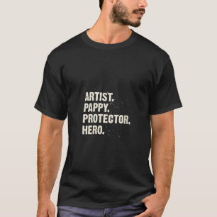 Camiseta Mulheres Protegem Herói Artista Pappy Pai