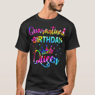 Camiseta Mulheres Quarentena aniversário Rainha distanciame