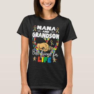 Camiseta Mulheres Que Apoiam Autismo Sensibilização Nana E