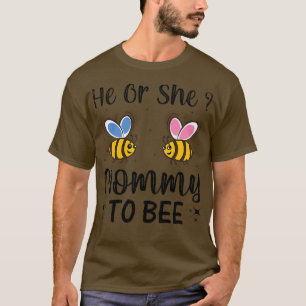 Camiseta Mulheres Que Ele Ou Ela Mamãe Para Ser - Mamãe Par