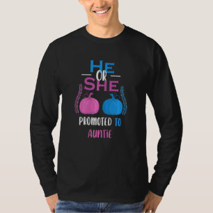 Camiseta Mulheres Que Ele Ou Ela Promoveram À Tia Do Gênero