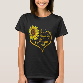 Camiseta Mulheres Que Eu Adoro Ser Chamada De Tia Sunflower