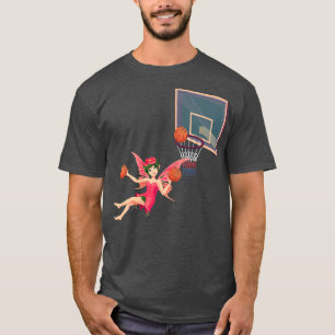 Camiseta Mulheres Que Jogam Fada De Basquete Fairies Fay Fa