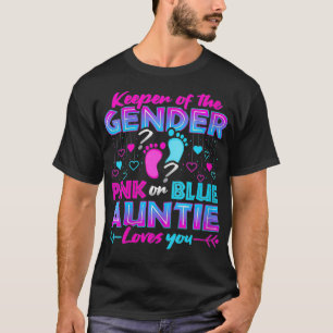 Camiseta Mulheres Que Mantêm O Gênero Rosa Ou Azul Tia Lo