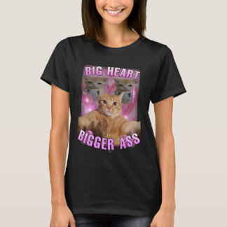 Camiseta Mulheres que memorizam grandes gatos do coração