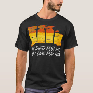 Camiseta Mulheres Que Morreu Por Mim Eu Vivo Por Ele Deus C