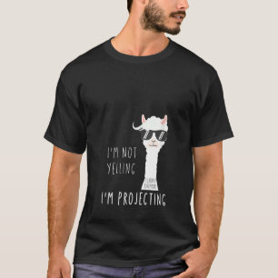 Camiseta Mulheres que não estou gritando, estou projetando