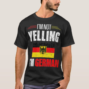 Camiseta Mulheres que não estou gritando sou alemão Funny G