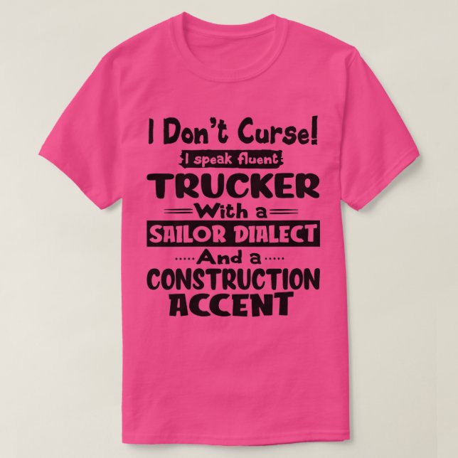 Camiseta Mulheres Que Não Maldiçoo Eu Falo Rucker Fluente C (Frente do Design)