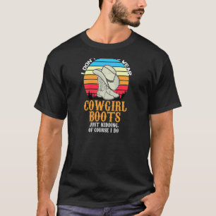 Camiseta Mulheres que nem sempre sou vaqueira de roupa de b