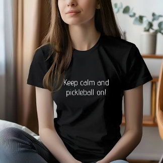 Camiseta Mulheres que Vivem de Camisa-De-Pickleball