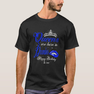 Camiseta Mulheres Queens São Nasceres Em Dezembro, Capric