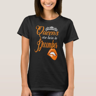 Camiseta Mulheres Queens São Nasceres Em Dezembro Capricórn