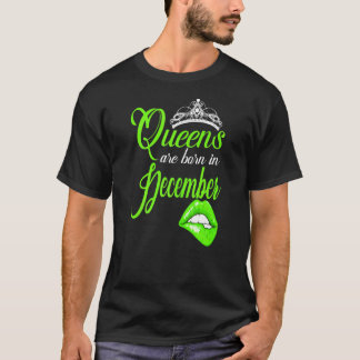 Camiseta Mulheres Queens São Nasceres Em Dezembro Capricórn