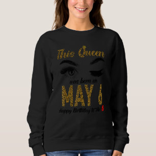 Camiseta Mulheres Queens São Nasceres Em Maio 6 Uma Rainha