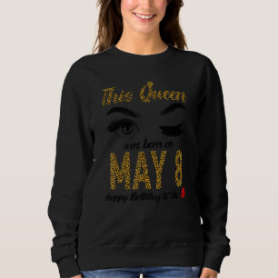 Camiseta Mulheres Queens São Nasceres No Dia 8 De Maio Uma