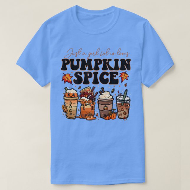 Camiseta Mulheres Querem Café Pumpkin Spice Latino Quente A (Frente do Design)
