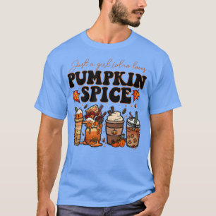 Camiseta Mulheres Querem Café Pumpkin Spice Latino Quente A