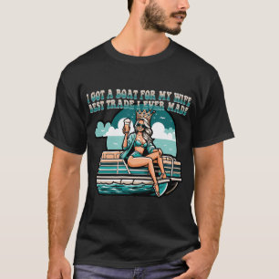 Camiseta Mulheres Querem Peixe Eu Temer